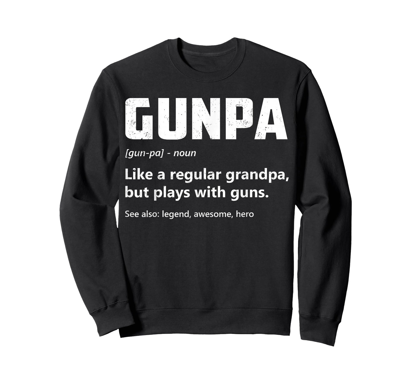 Gunpa Definition Funny Gun Lover Grandpa Pro Gun Enthusiast T-Shirt