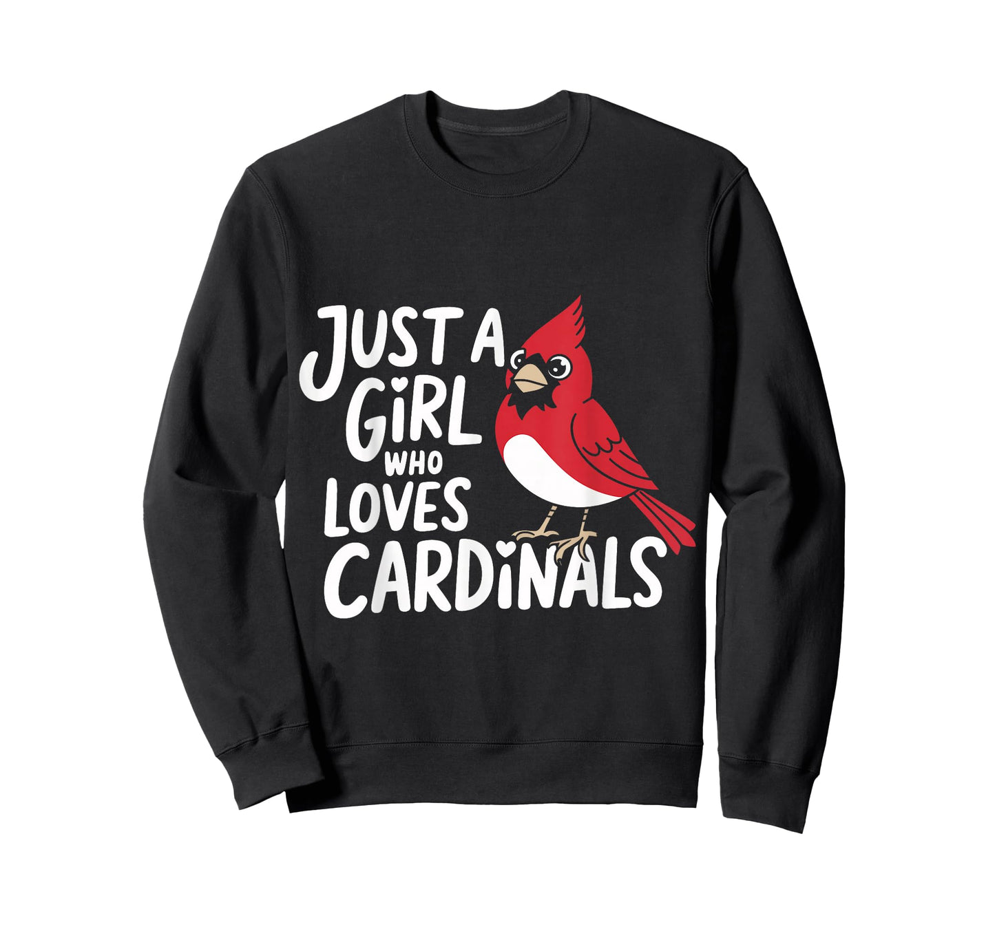 Cardinal Bird Just A Girl Who Loves Cardinals T-Shirt
