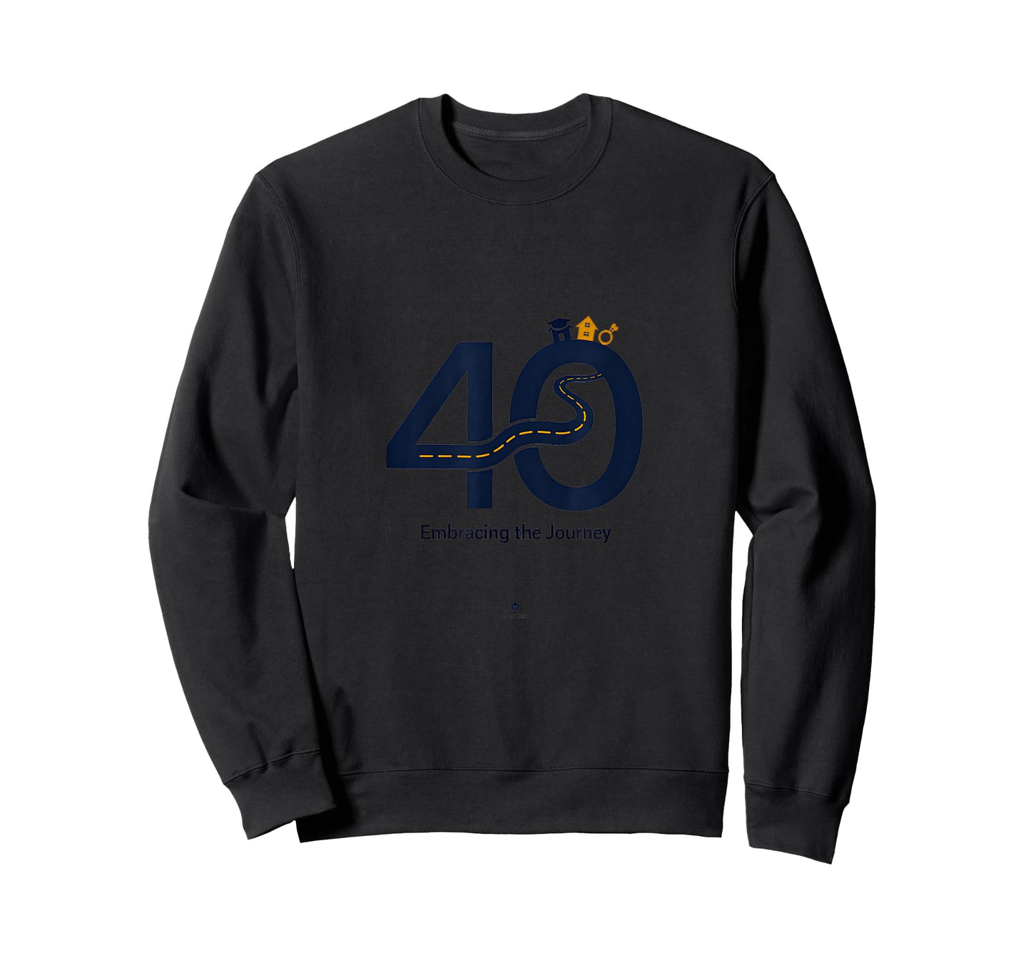40th Birthday Gift: Embracing The Journey Milestone T-Shirt