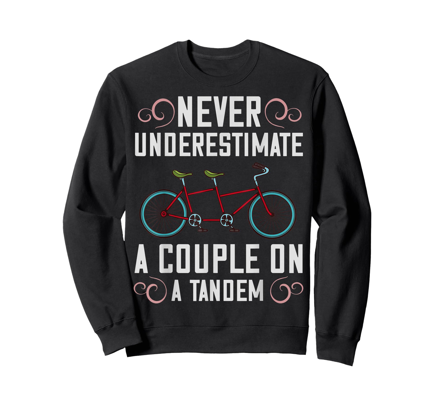 Tandem Bike Captain Gifts Bicycle Cycling T-Shirt