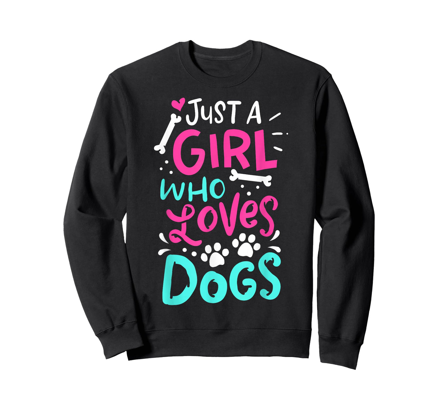 Just a Girl Who Loves Dogs Funny Dog School Dog Trainer T-Shirt