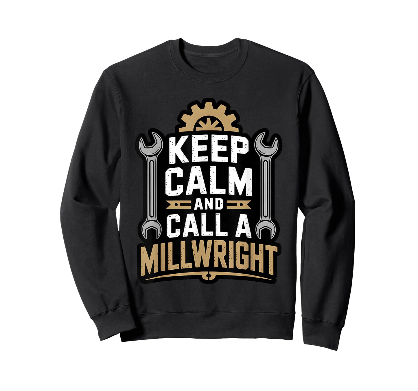 Funny Keep Calm Call A Millwright Repair Machine Engineer T-Shirt