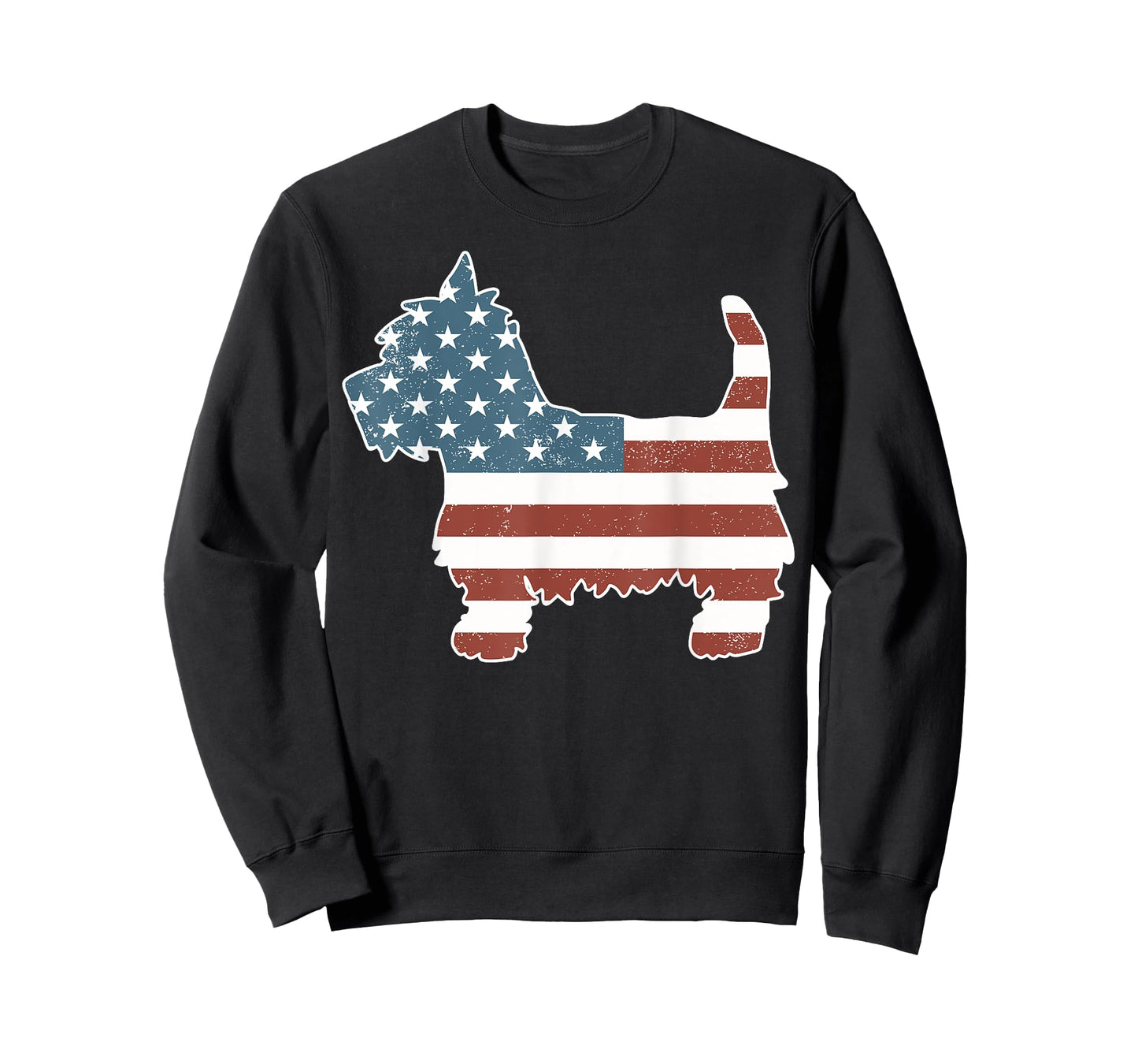 Vintage Patriot Westie Dog T-shirt Westie Silhouette Shirt Men Women Girls Kids T-Shirt
