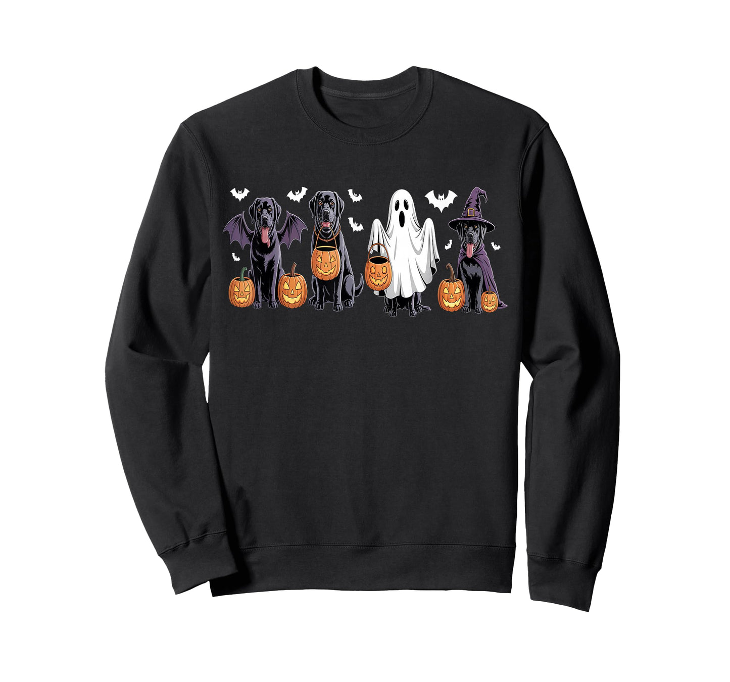 Cute Black Labrador Dog Halloween Pumpkin Labrador Halloween T-Shirt