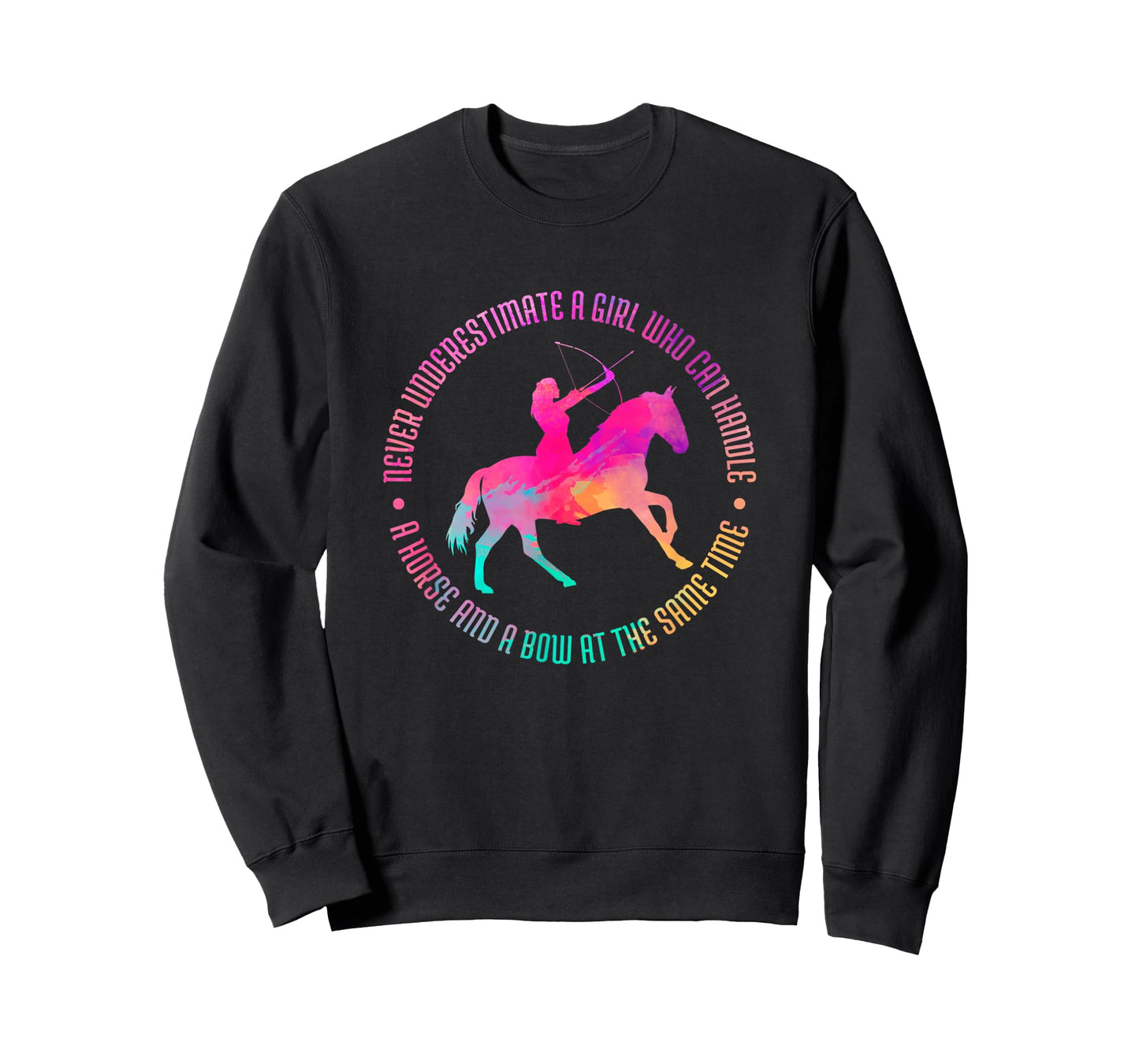 A Girl Who Can Handle A Horse And A Bow - Mounted Archery T-Shirt