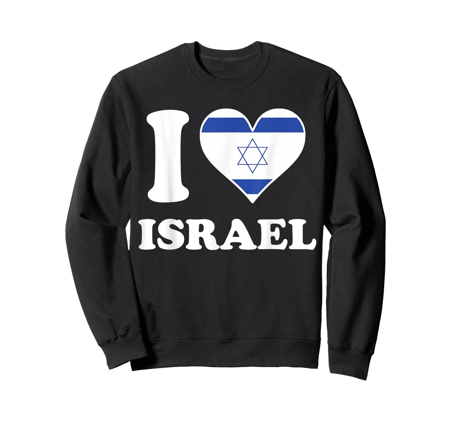 I Love Israel Israeli Flag Heart T-Shirt T-Shirt