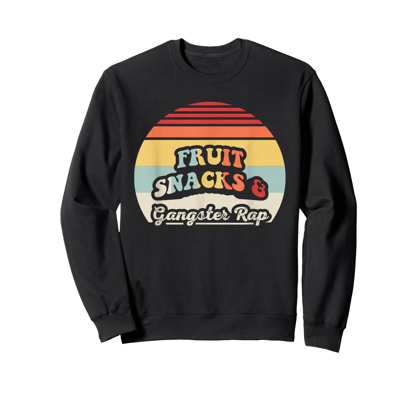 Fruit Snacks & Gangster Rap Retro Cool T-Shirt