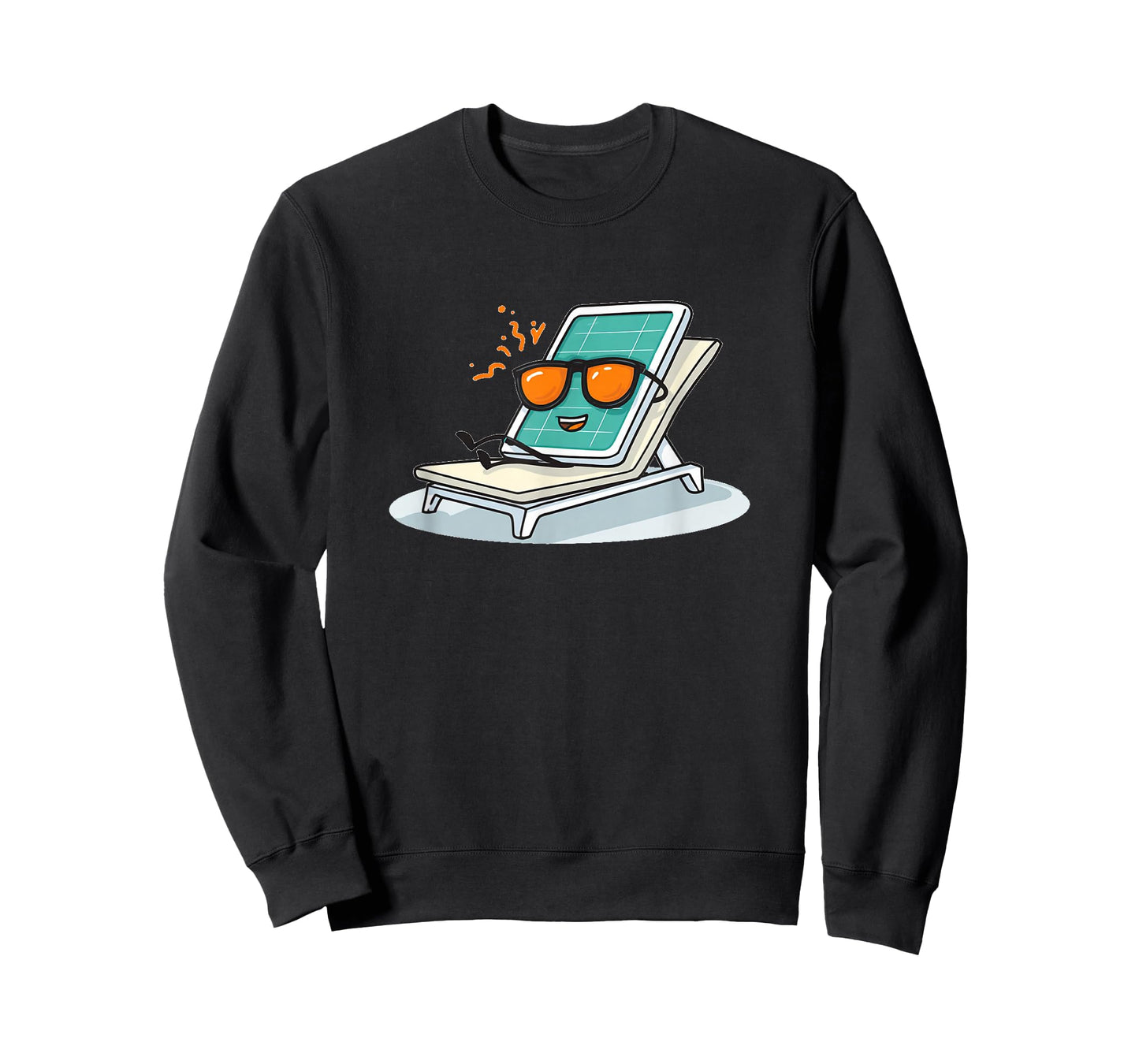 Chilling Solar Panel in The Sun Costume for Sunbath Lovers T-Shirt