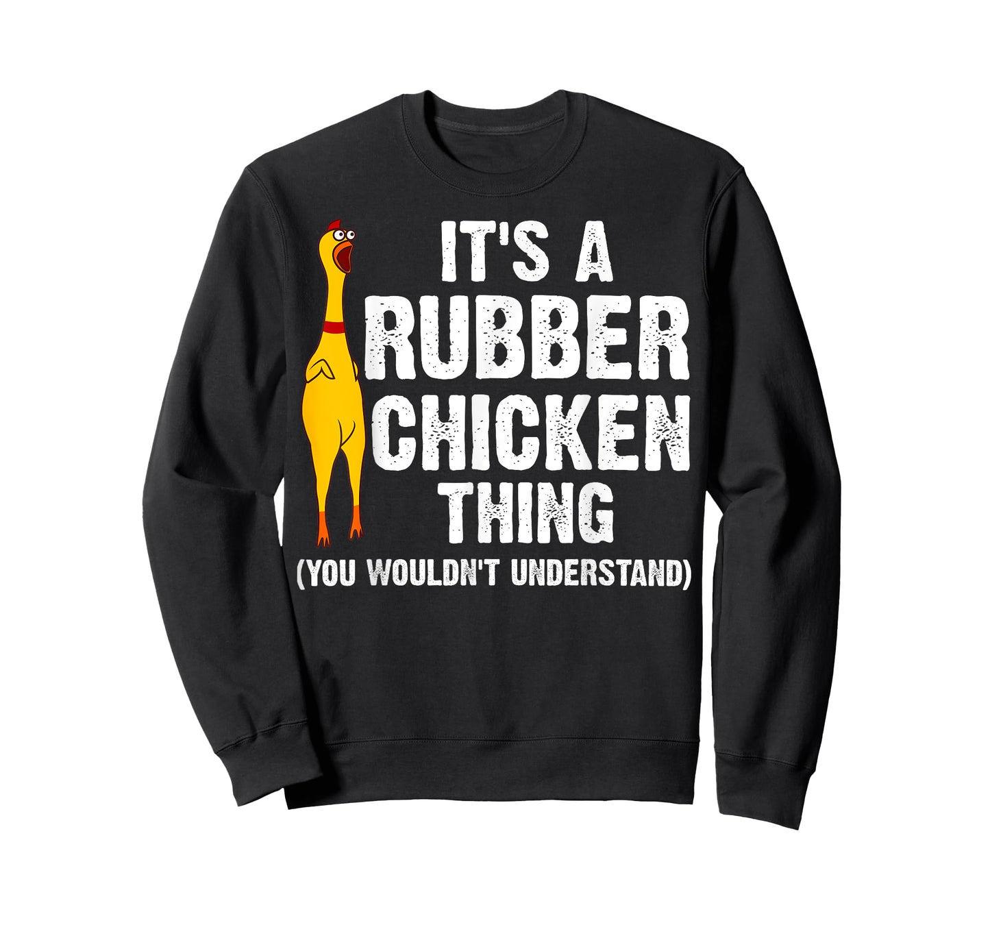 Funny Rubber Chicken Gift Men Women Rubber Chicken Costume T-Shirt Small