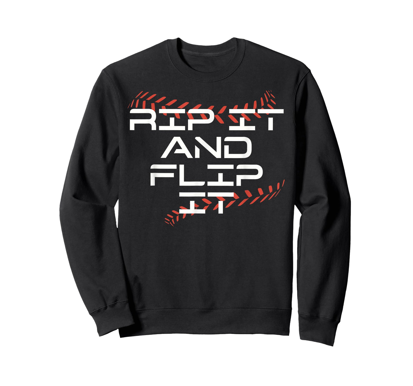 Funny Baseball Home Run Rip It and Flip T-Shirt