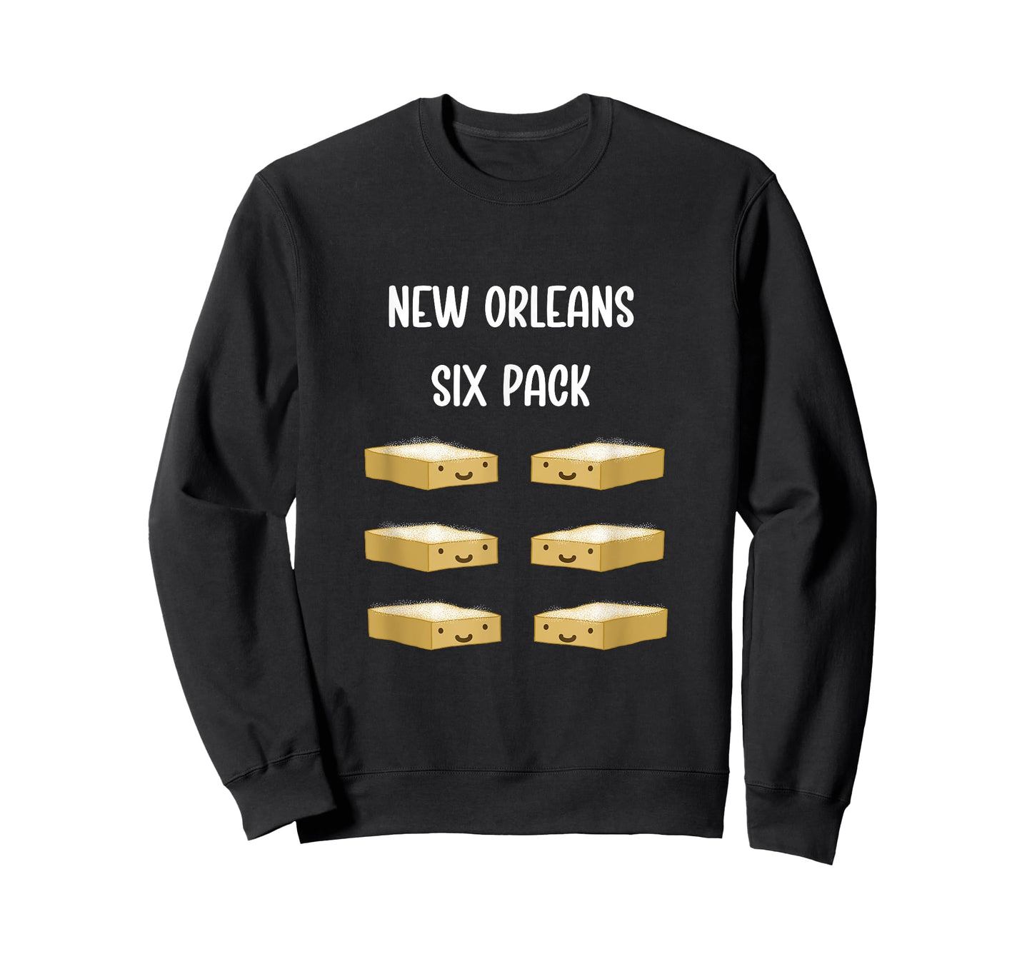 Visit New Orleans, Louisiana. Funny NOLA Beignet Design. T-Shirt