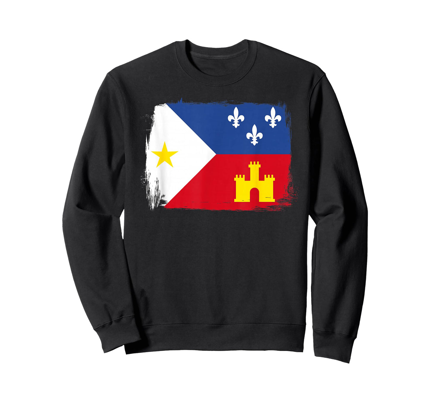 Louisiana Cajun French Acadiana Flag T-Shirt