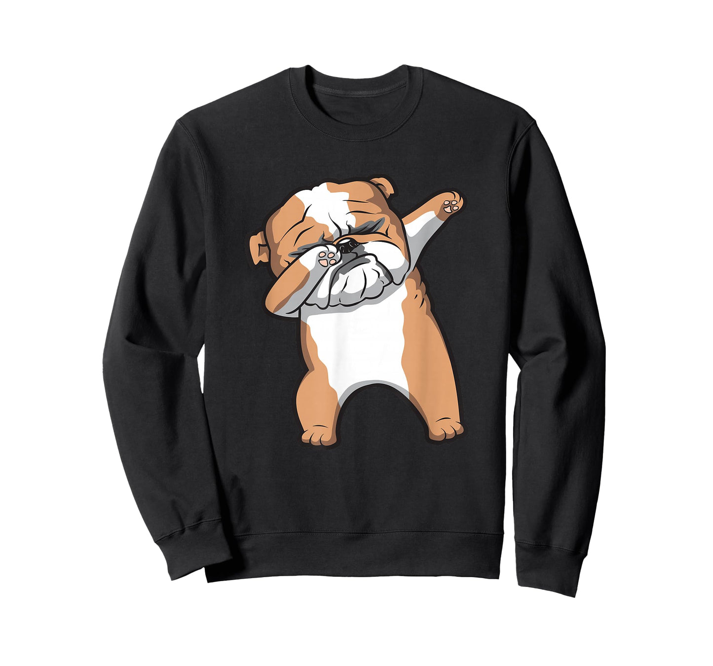 English Bulldog Cute Dabbing Funny Dab Dance T-Shirt