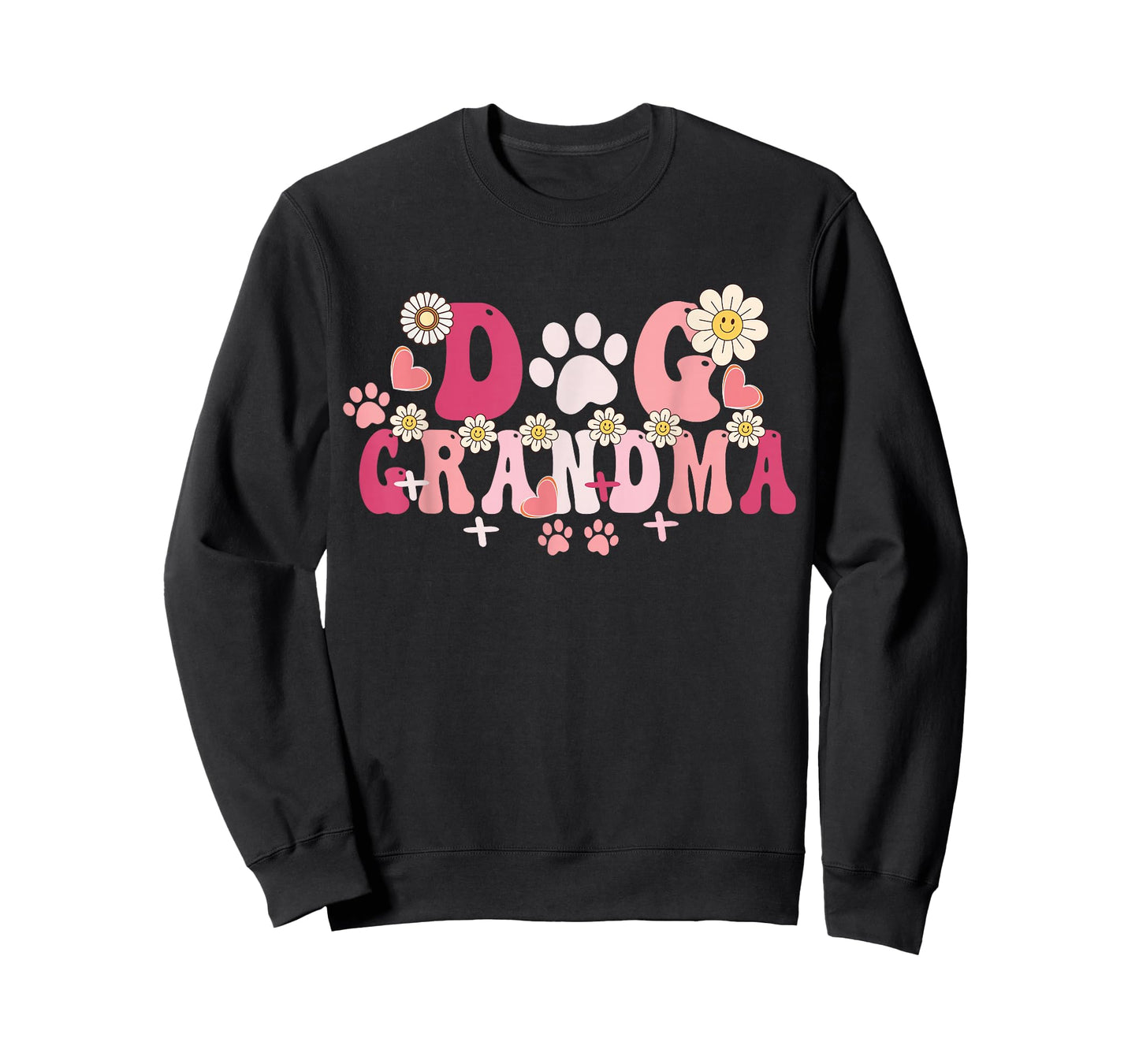 Groovy Dog Grandma Owner Mama Grandma Dog Lovers T-Shirt
