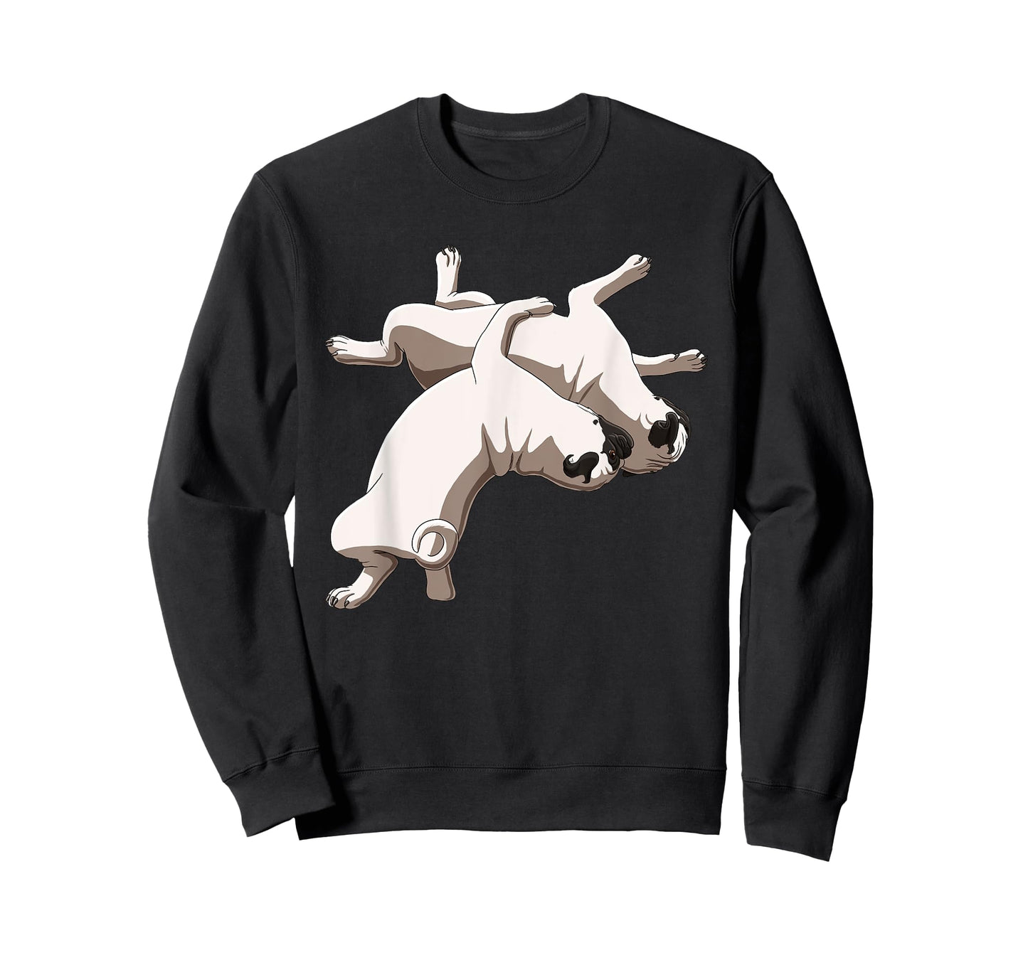 Funny Wrestling Dog Wrestler Pug T-Shirt for Men Women Girls Kids