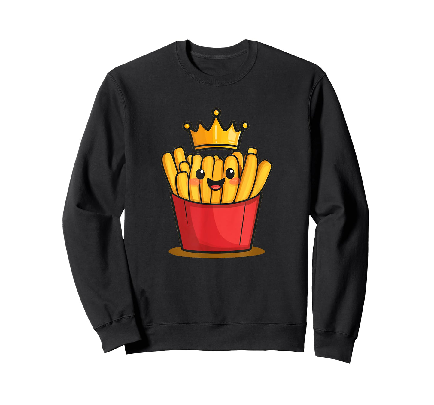 Nice French Fries with Crown for Boys and Girls T-Shirt