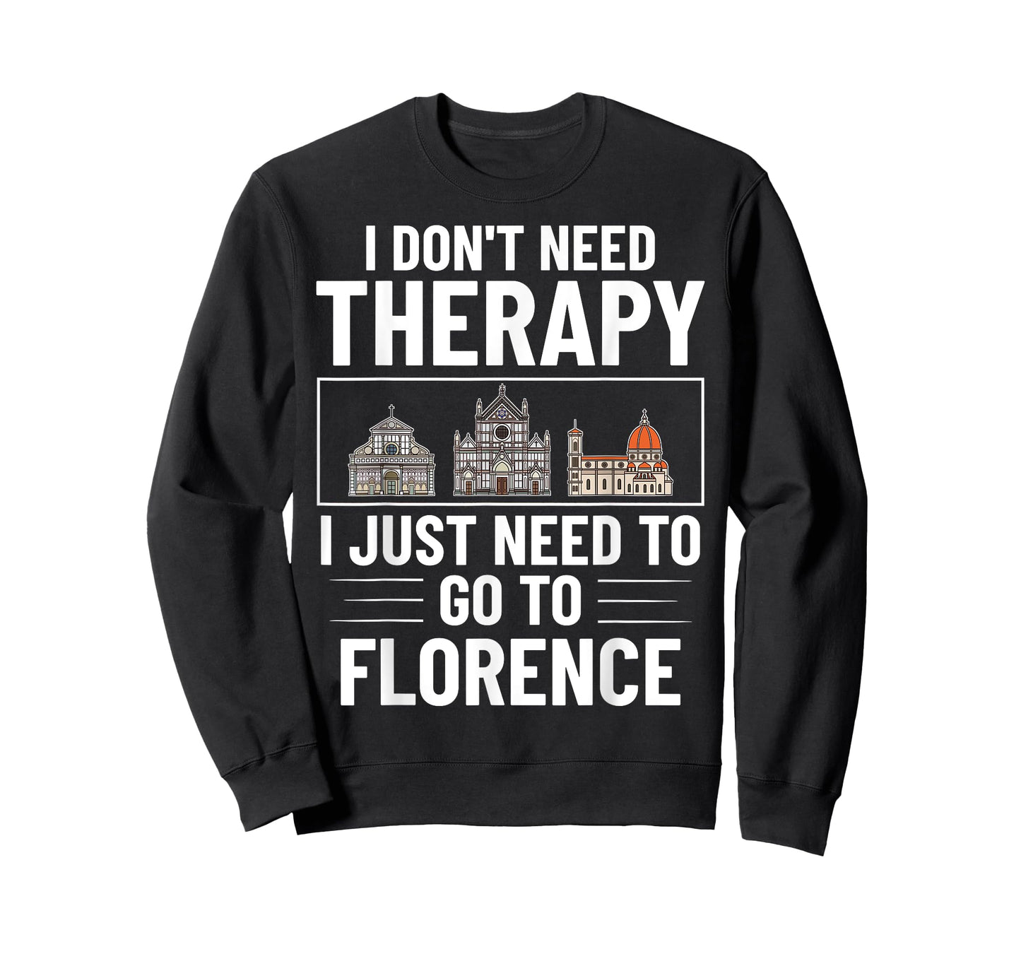 Florence Italy City Skyline Map Travel T-Shirt