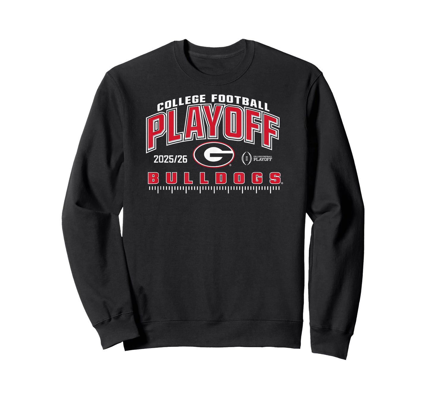 Georgia Bulldogs College Football Playoff CFP 2025-26 Black T-Shirt