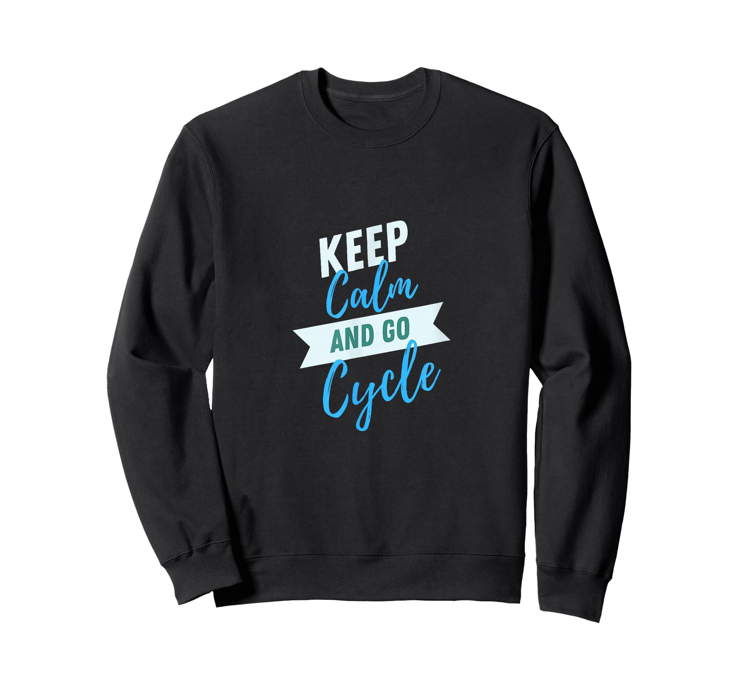 Keep Calm And Go Cycle Graphic T-Shirt