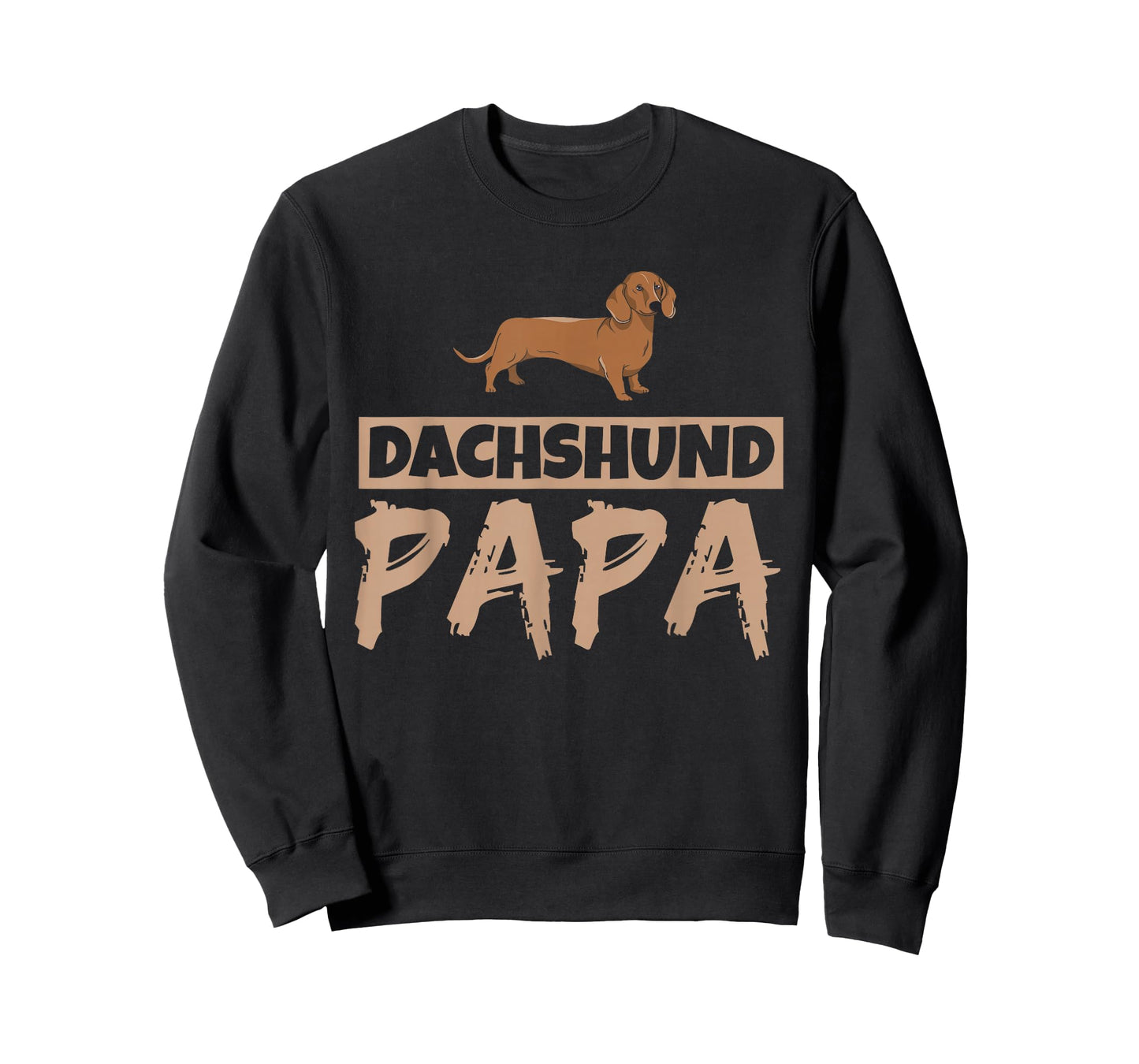Dachshund Papa Dog Wiener Owner Puppy Dachshund Dad Father T-Shirt
