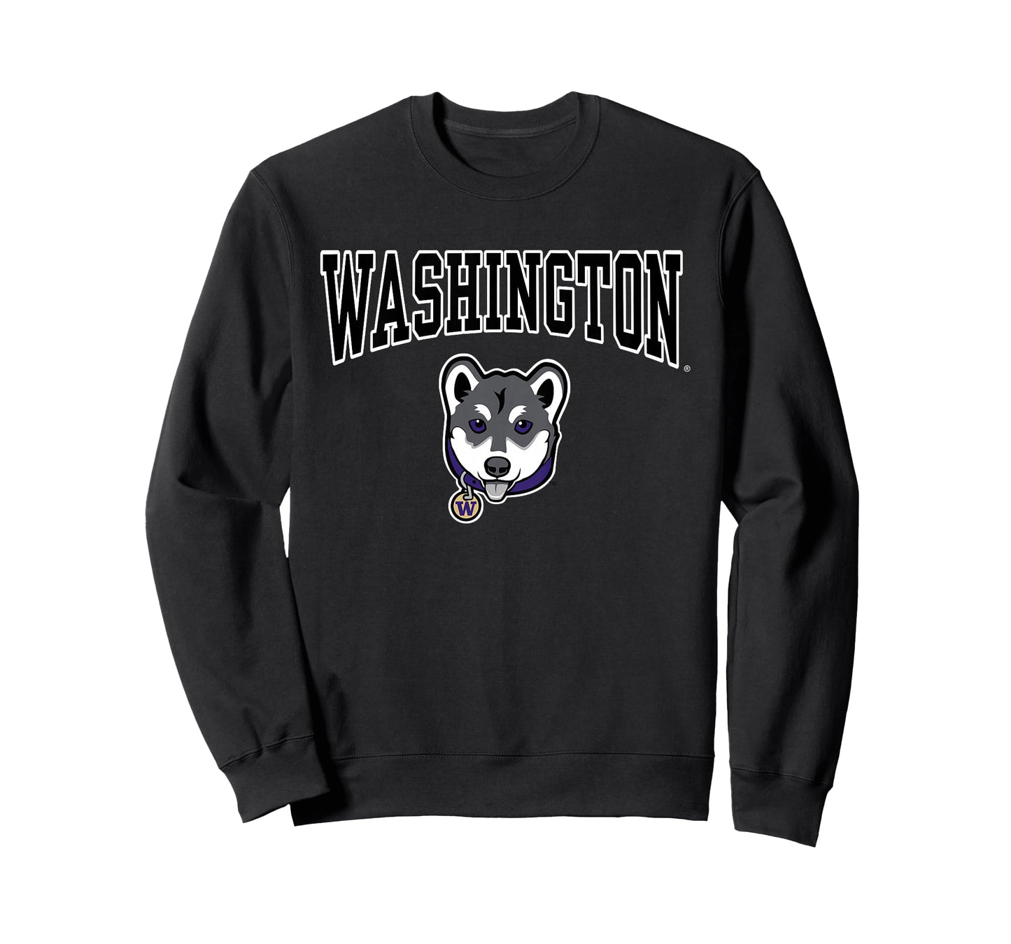 Kids Washington Huskies Kid's Mascot Purple Officially Licensed T-Shirt