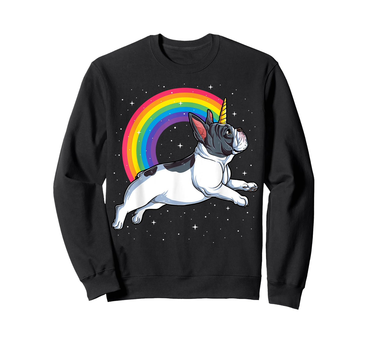 French Bulldog Unicorn Shirt Girls Space Galaxy Frenchicorn T-Shirt