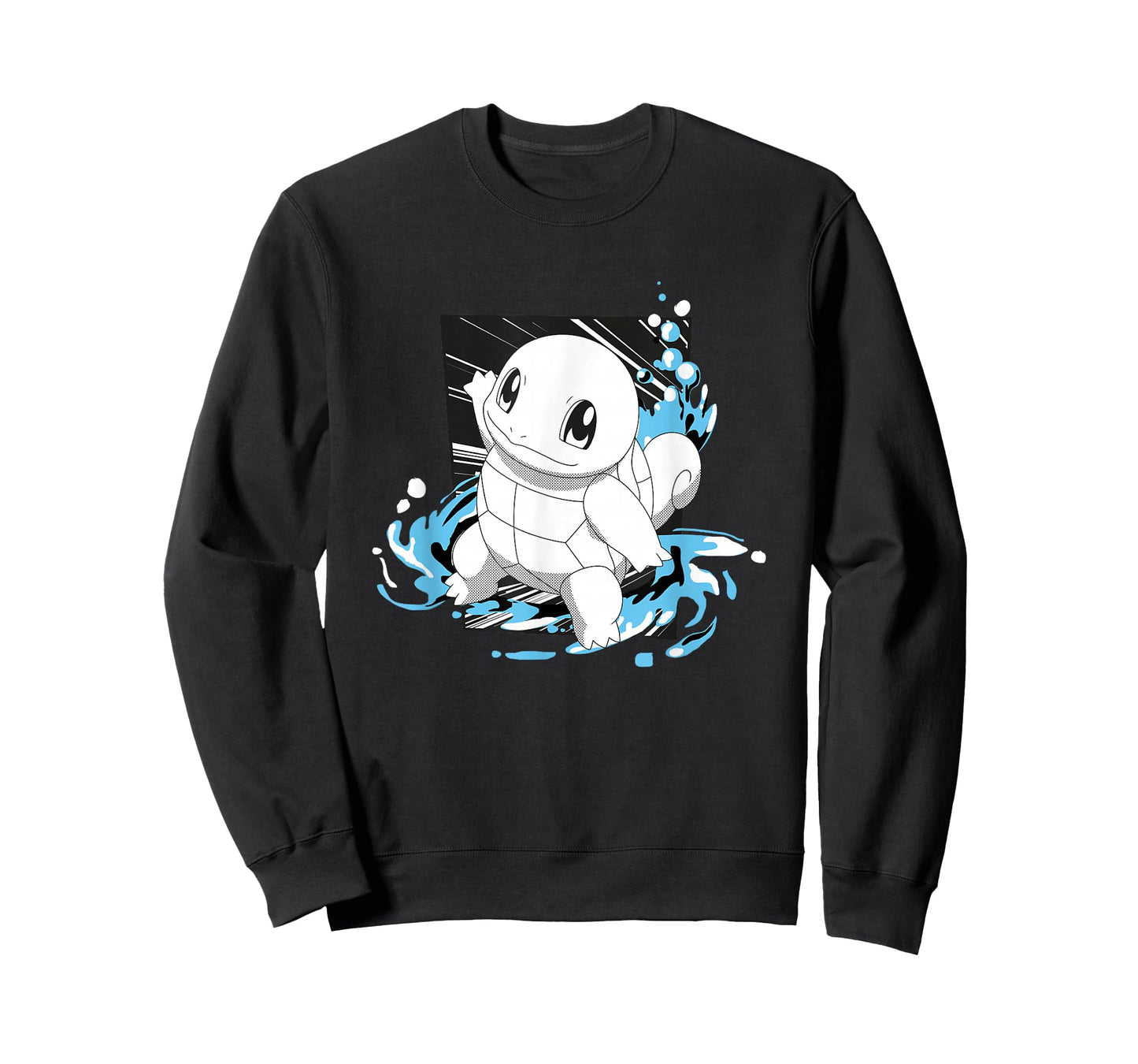 Pokémon Squirtle Splashing Water Manga Panel T-Shirt