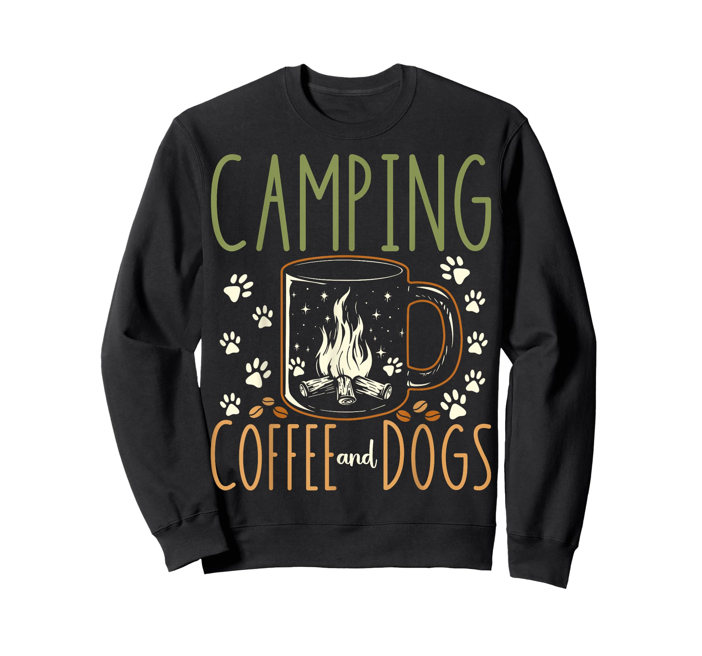 Camping Coffee And Dogs T-Shirt