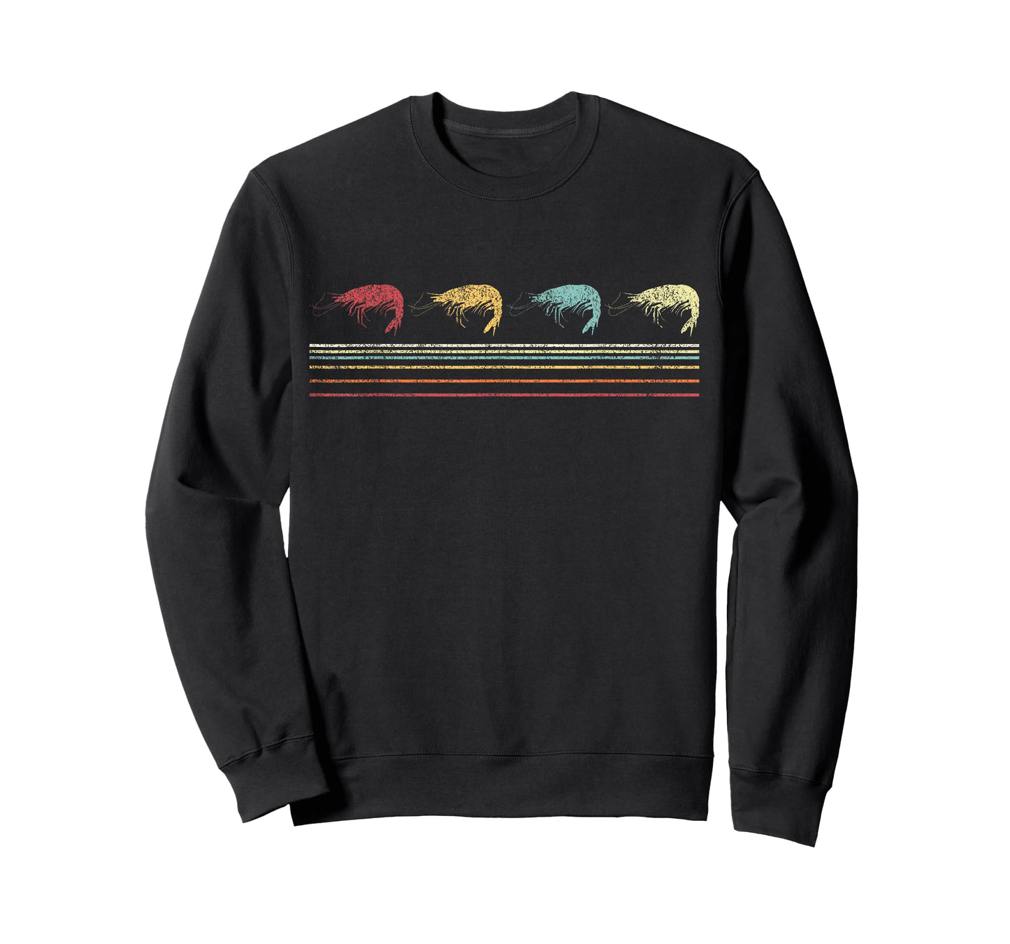 Retro Shrimp Lover Funny Shrimp Vintage T-Shirt