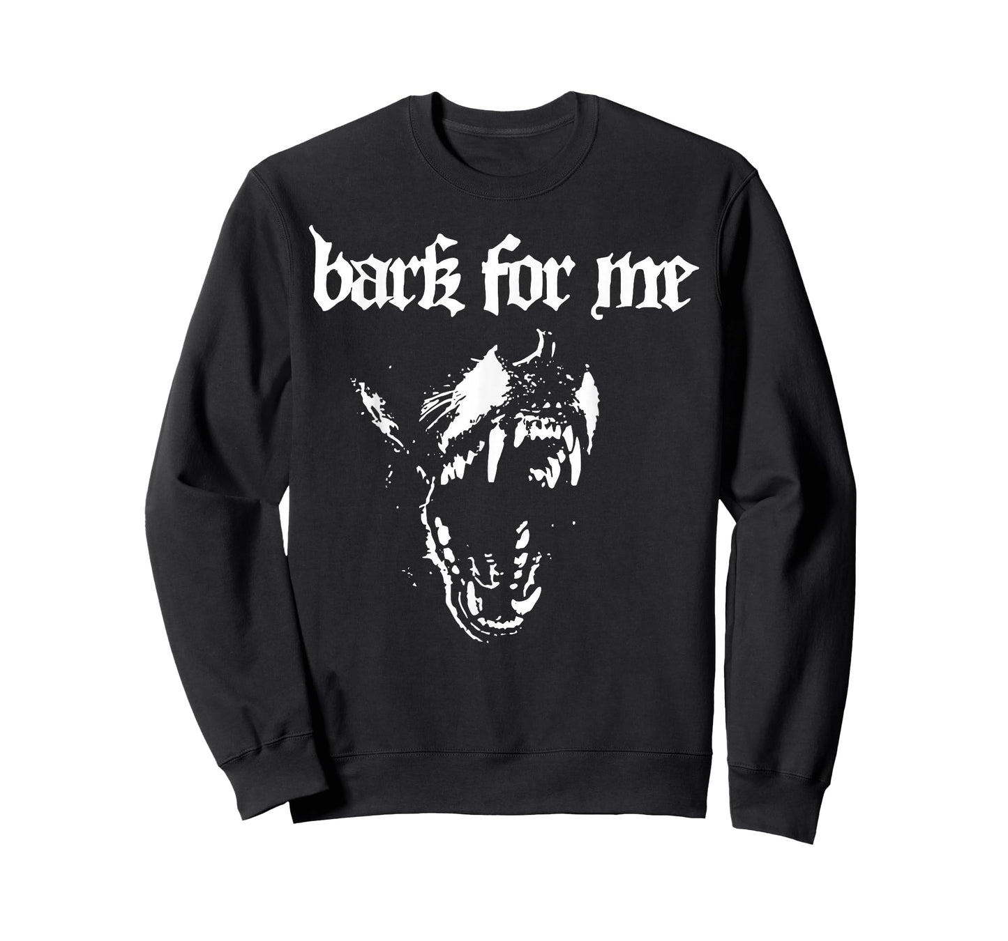 Bark for Me Fierce Dog Blackletter Aesthetic for Men T-Shirt
