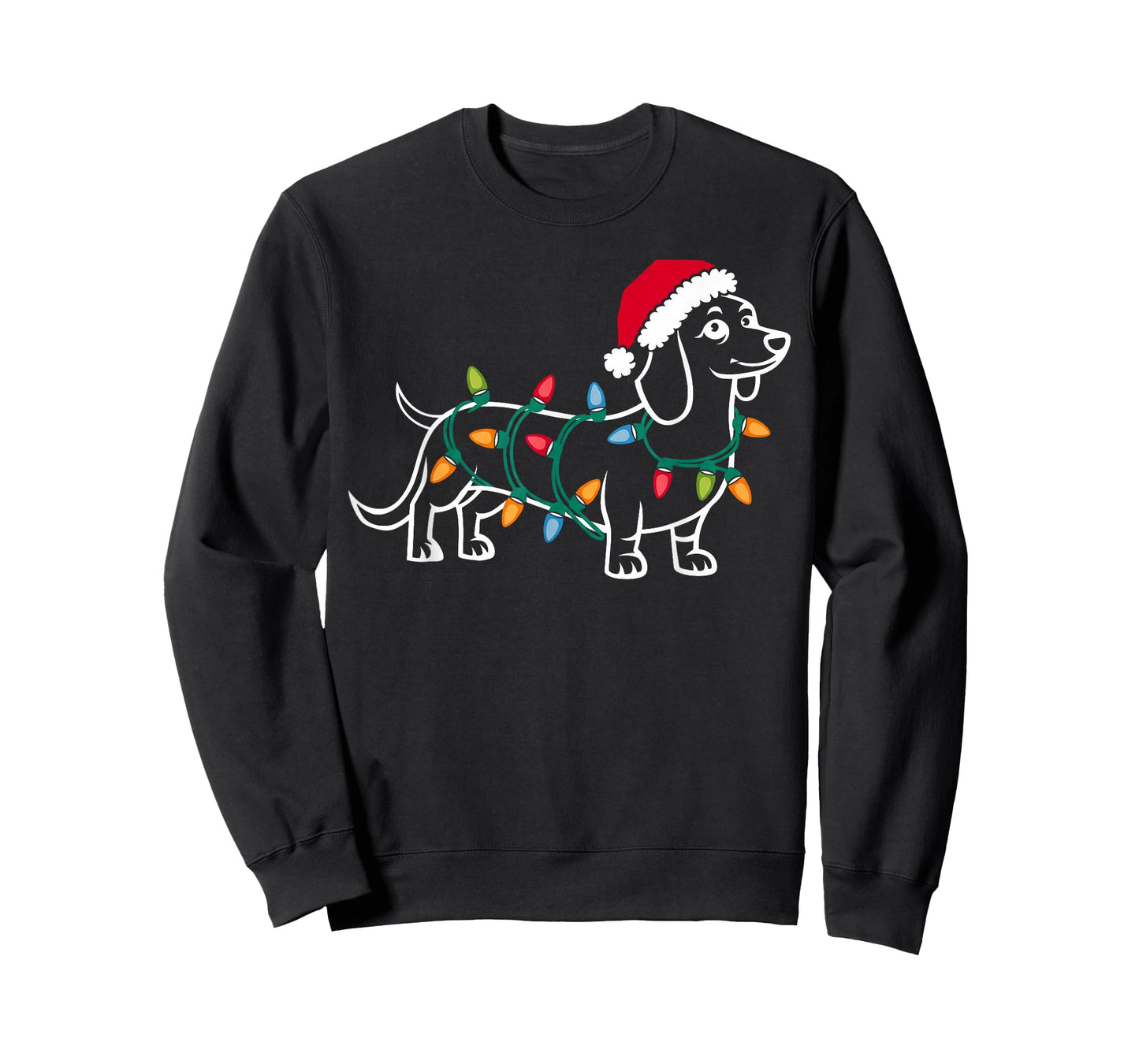 Dachshund Dogs Tree Christmas Sweater Xmas Gifts for Pet Dog T-Shirt
