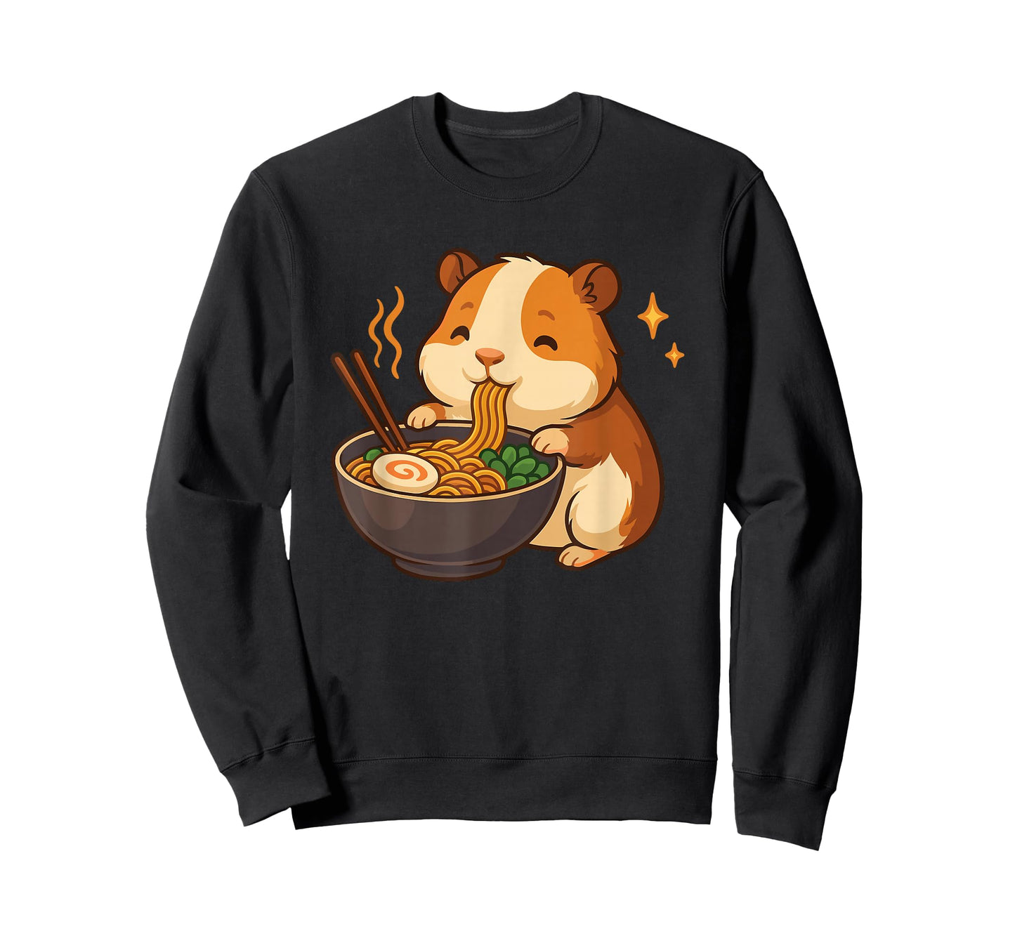 Guinea Pig with Noodles Ramen Kawaii Guinea Pig T-Shirt
