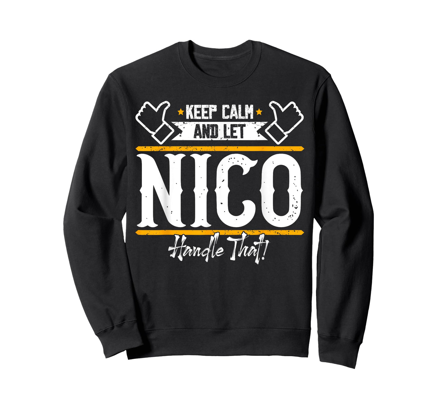 Nico | Keep Calm and let Nico Handle That T-Shirt