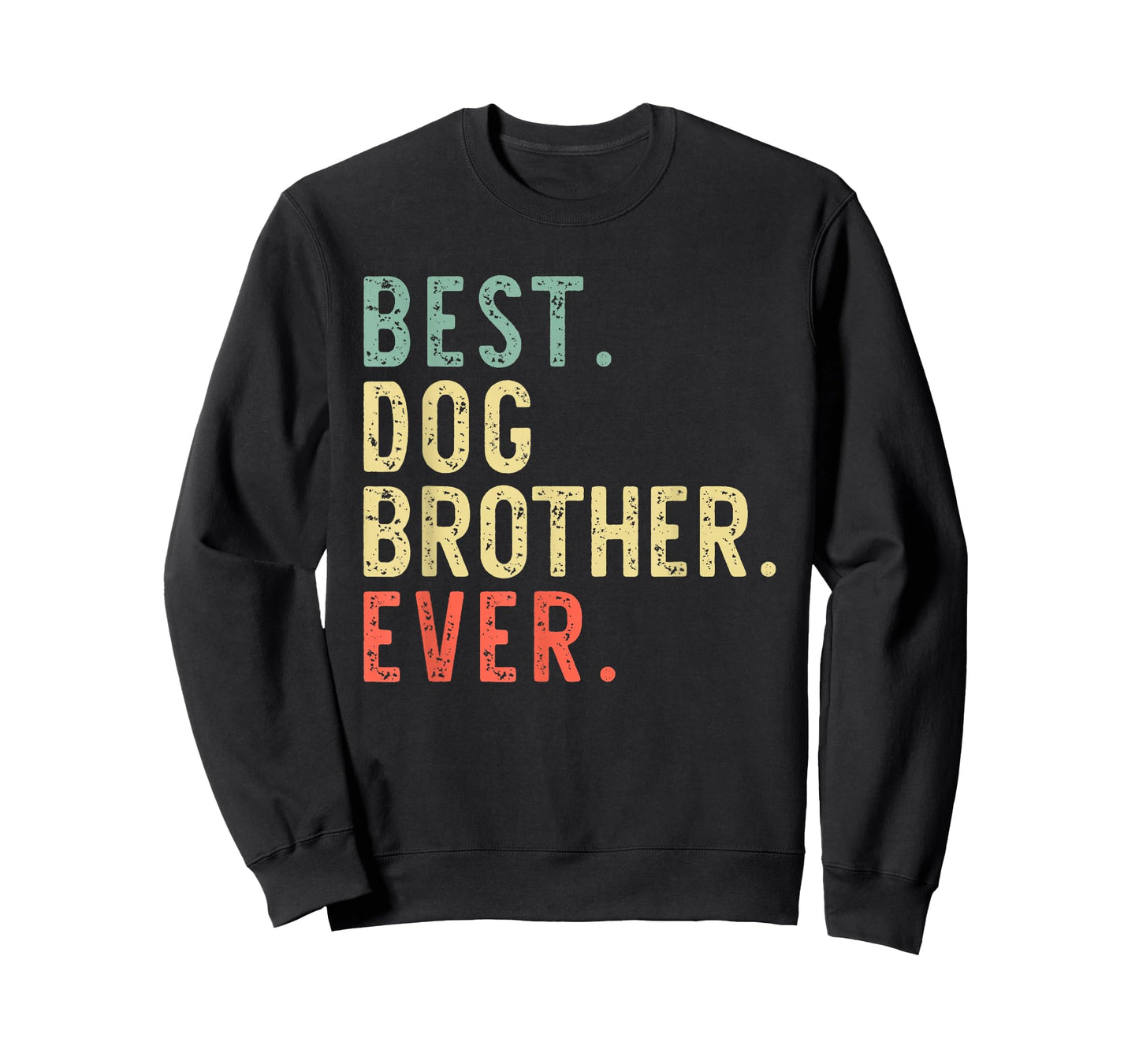 Best Dog Brother Ever Vintage Retro T-Shirt