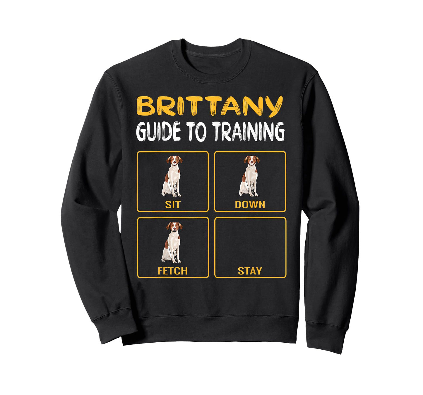 Funny Brittany Guide to Training Dog Trainer Obedience T-Shirt Small