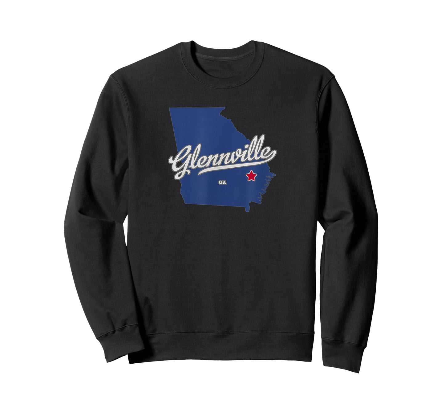 Glennville Georgia GA Map T-Shirt