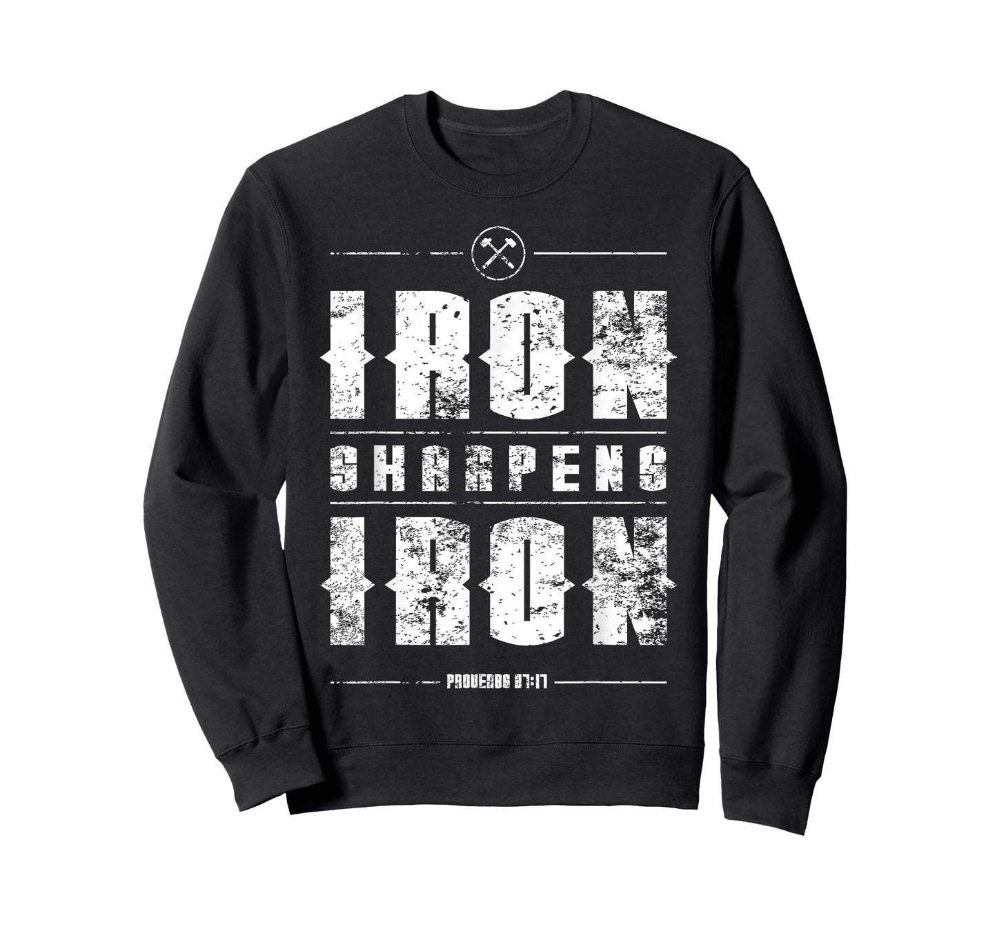 Iron Sharpens Iron Proverbs Christian Bible Verse Religious T-Shirt