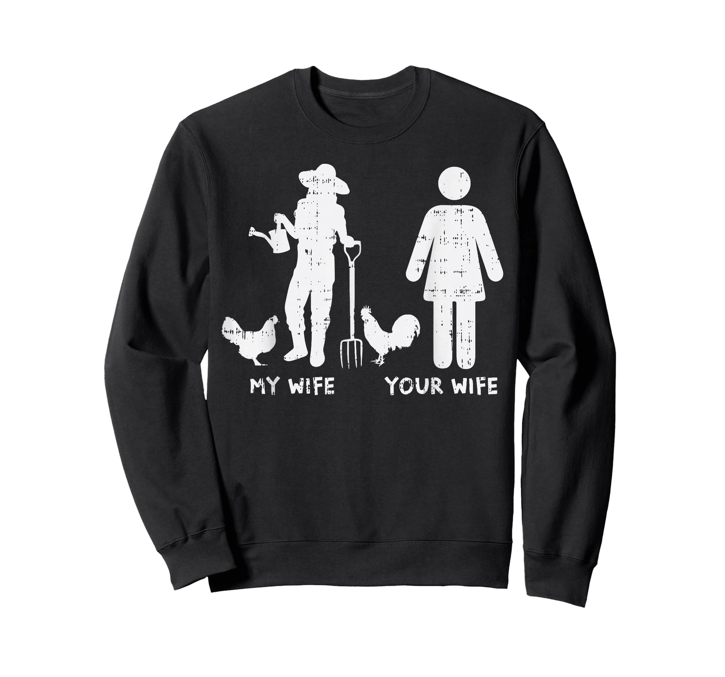 My Wife Your Wife Chicken Funny Farming Farmer Husband Gift T-Shirt