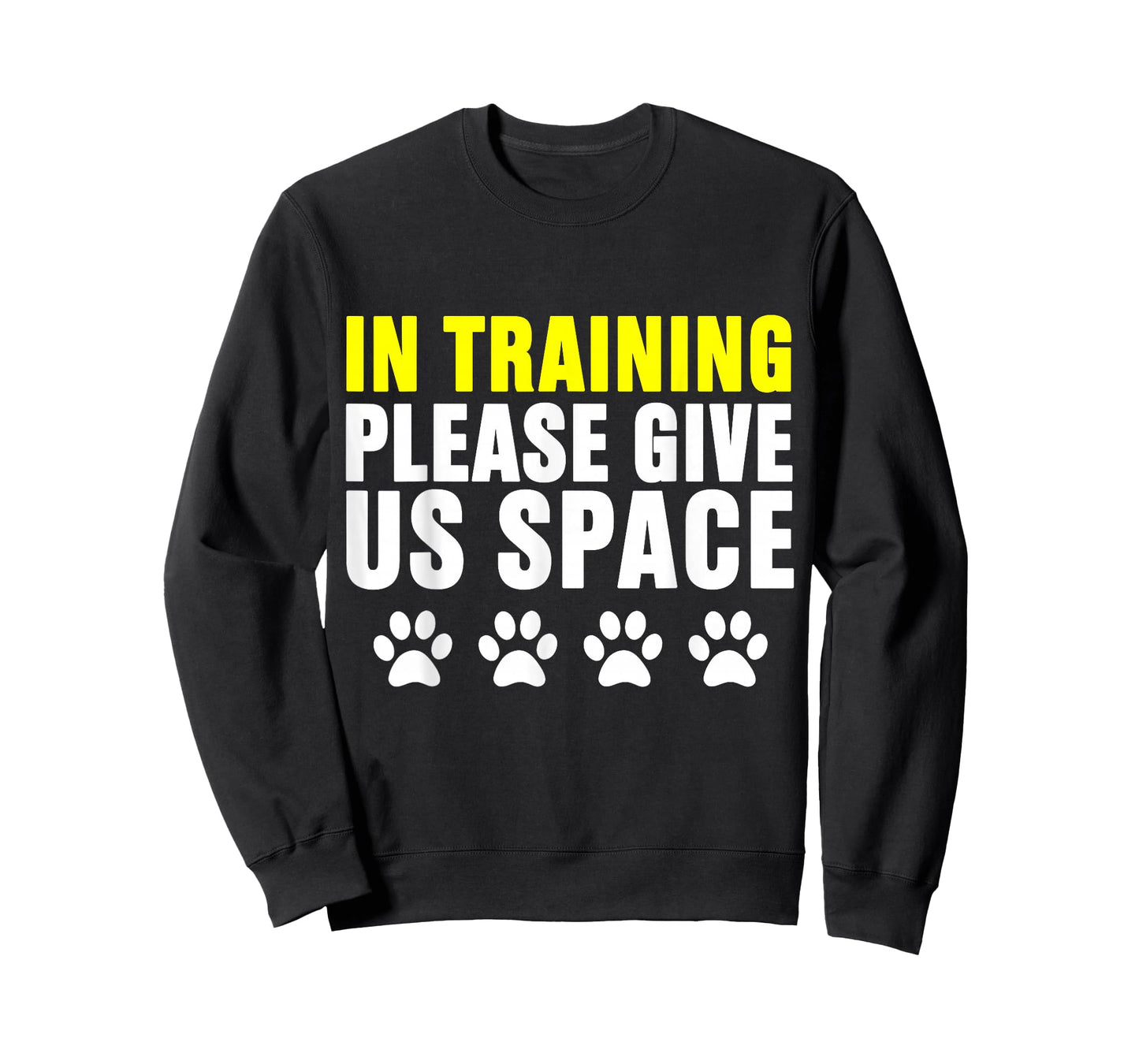 in Training Please Give Us Space Dog Reactive Dog Trainers T-Shirt