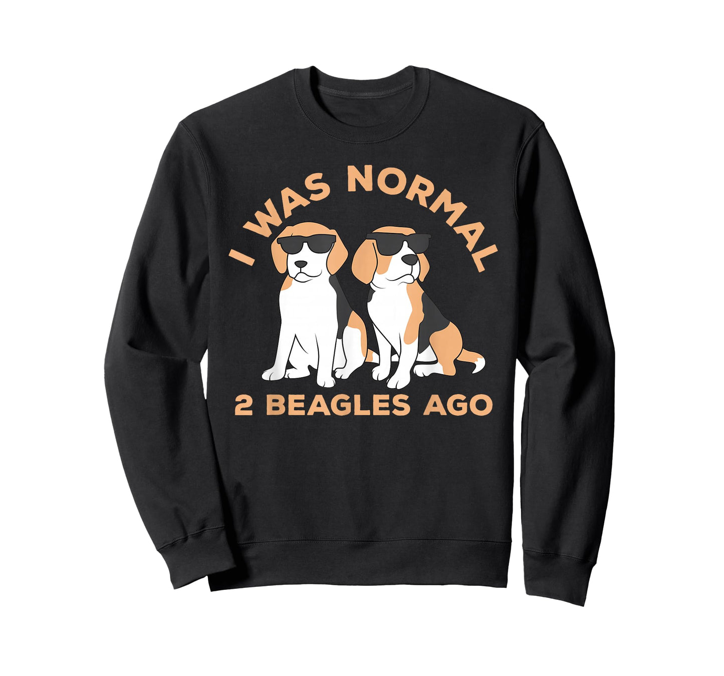 I Was Normal 2 Beagles Ago Dog Puppy Lover Funny Beagle T-Shirt
