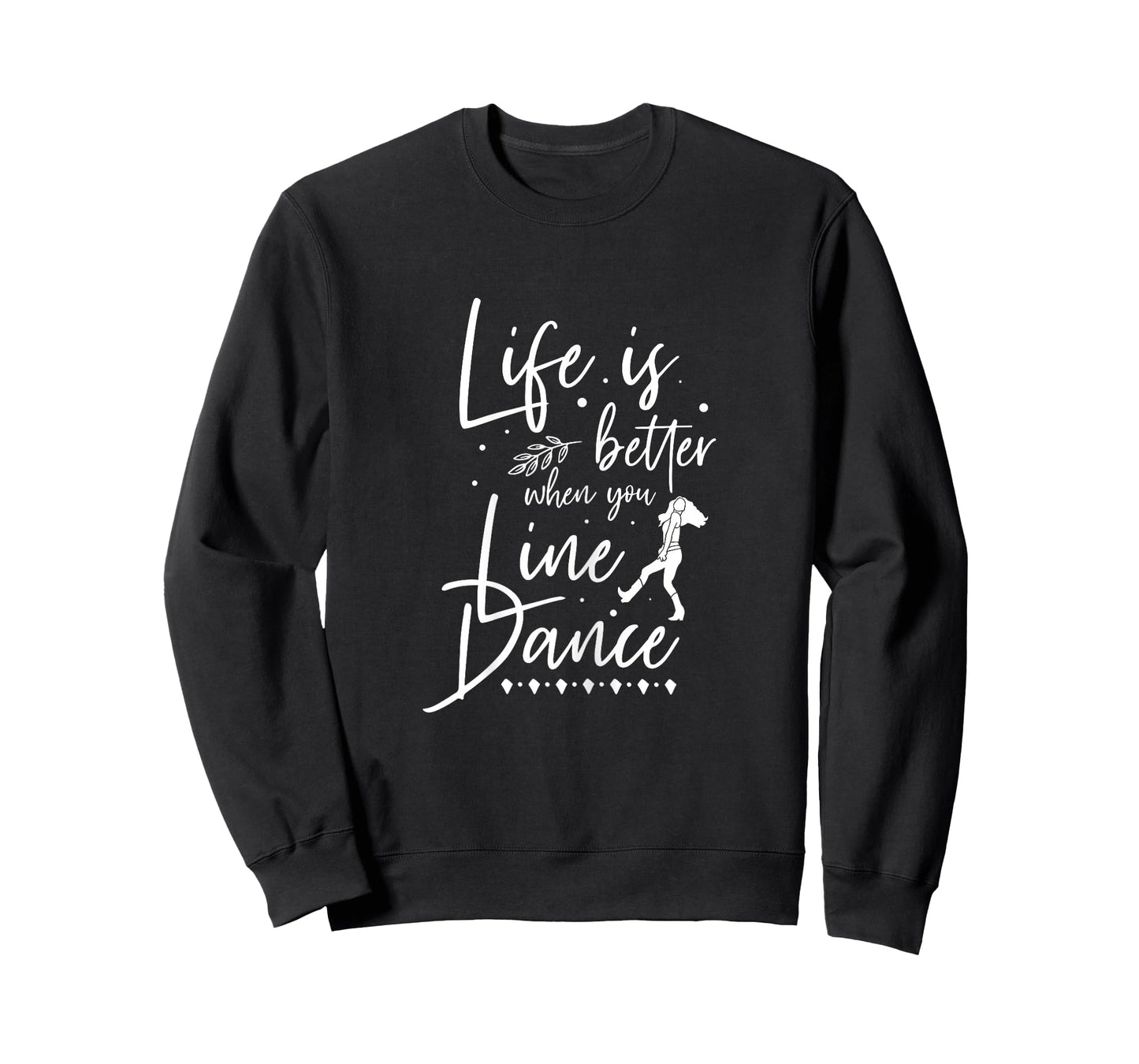 Linedance Leben Ist Besser Wenn Du Tanzt Cowgirl Gift T-Shirt