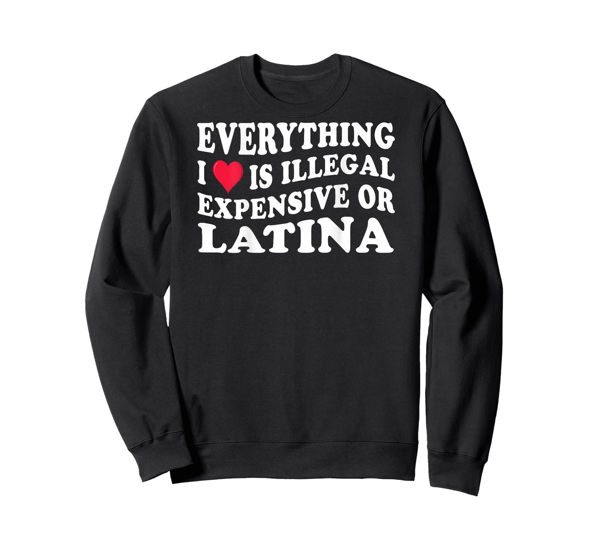 Everything i love is illegal expensive or latina on back T-Shirt