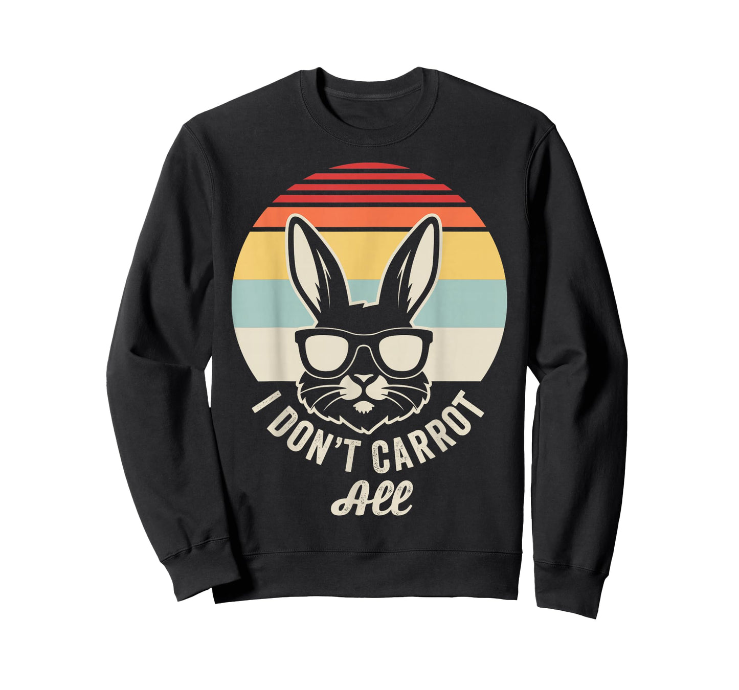 I Don't Carrot All Retro Bunny Quote T-Shirt