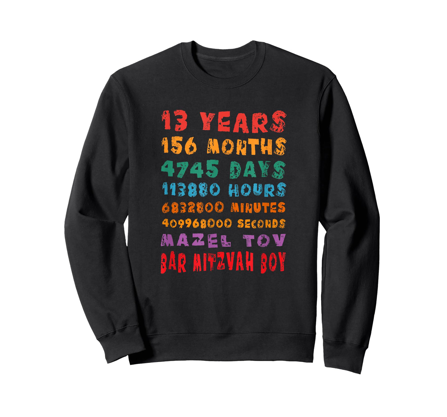13-Year-Old 13th Birthday Bar Mitzvah Boy Mazel Tov Jewish T-Shirt