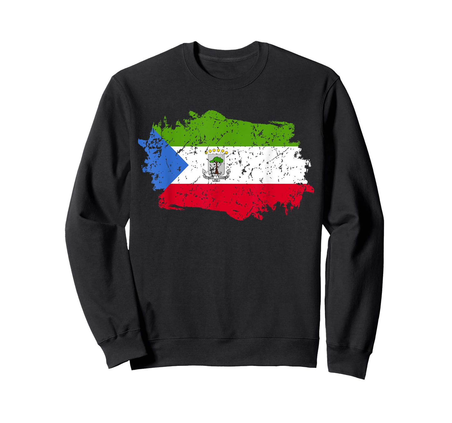 Equatorial Guinea Flag Grunge Country Flag Equatorial Guinea T-Shirt