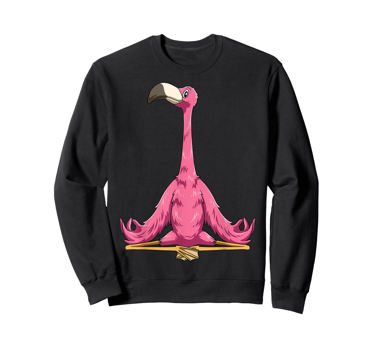Flamingo Yoga Pose Flamingo Meditation Flamingo Doing Yoga T-Shirt
