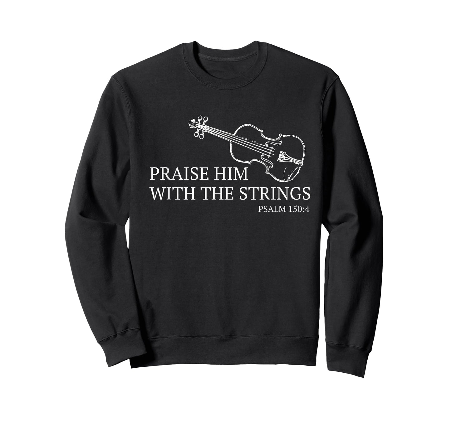Violin Praise Him With The Strings Christian Violinist T-Shirt