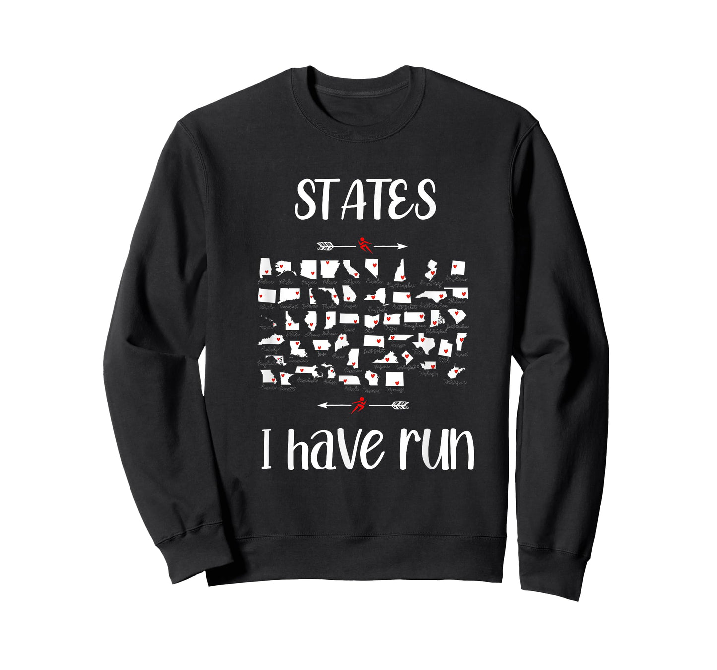 States 50 I Have Run Club Halffanatics Running Enthusiasts T-Shirt