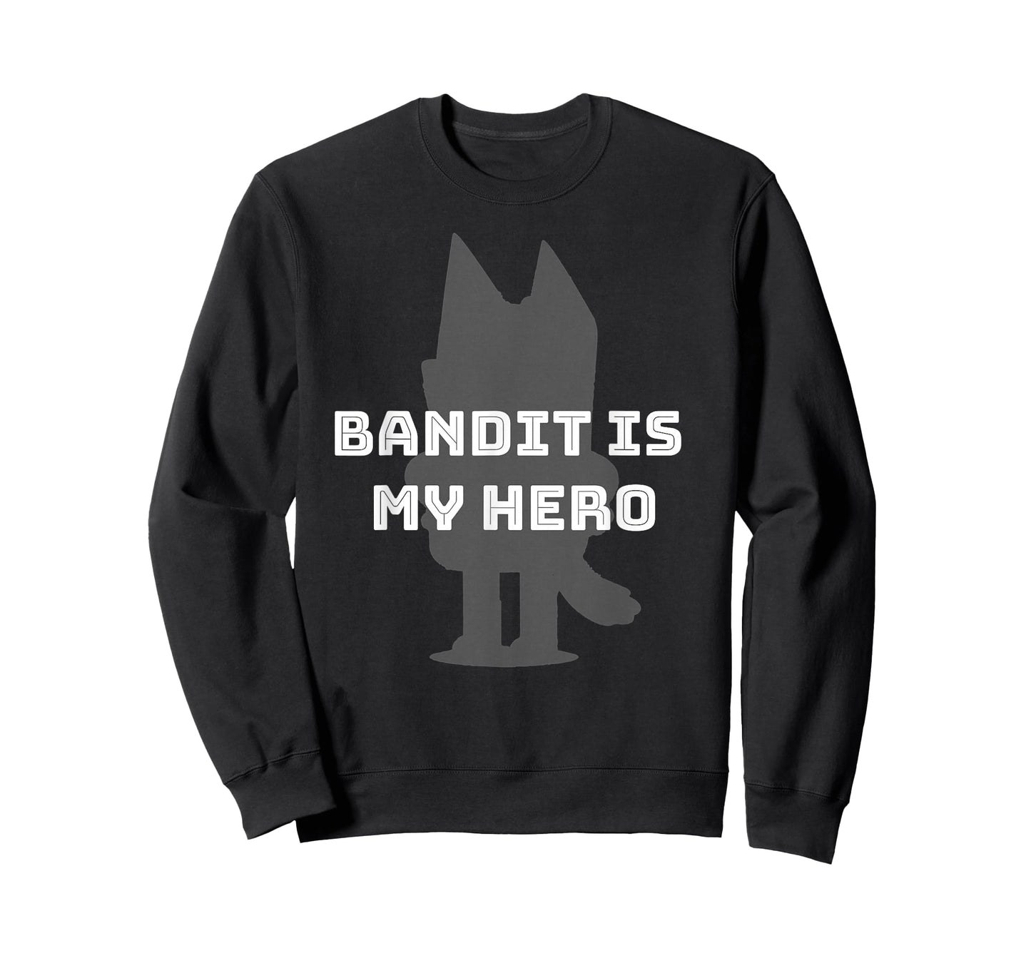 Bandit is My Hero - Funny Kid's Show Dad - Blue Heeler Dog T-Shirt