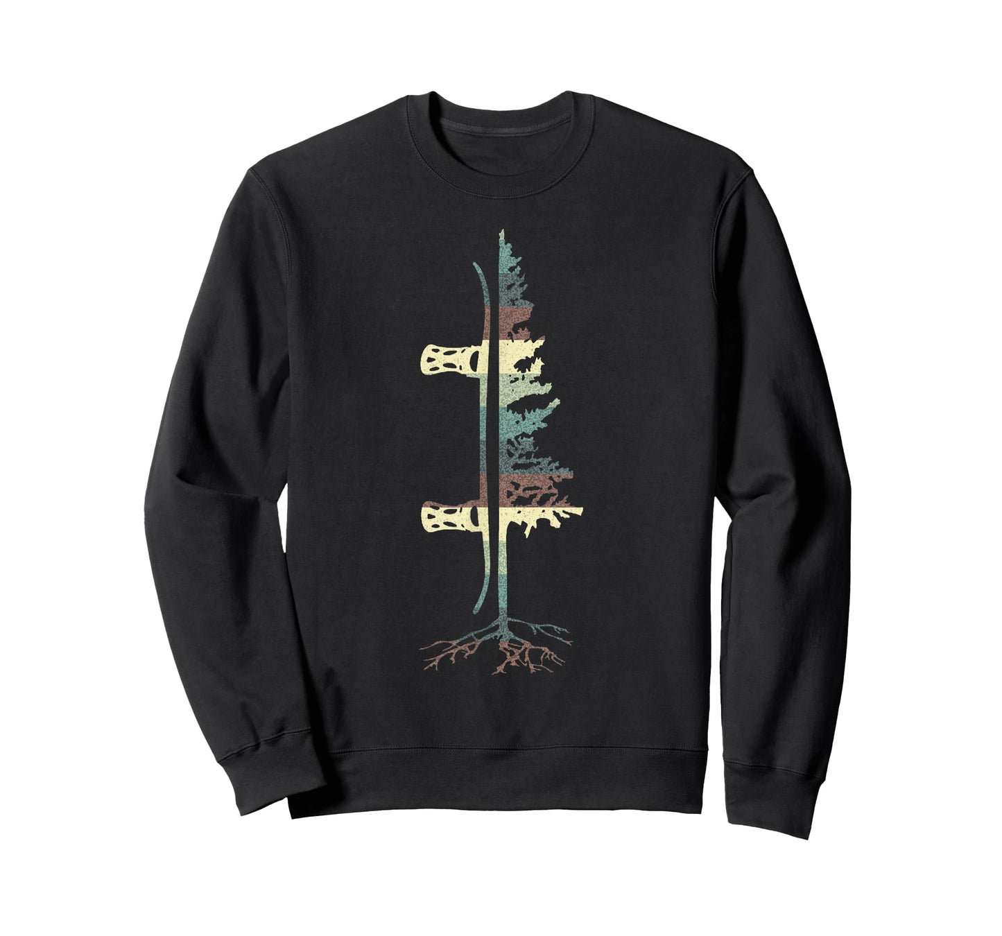Vintage Pine Snowboard Snowboarding Gift T-Shirt